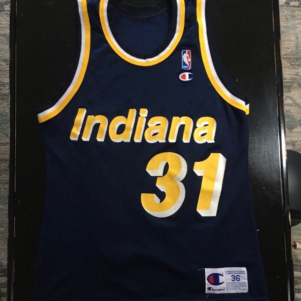 Vintage Reggie Miller Indiana Pacers Jersey